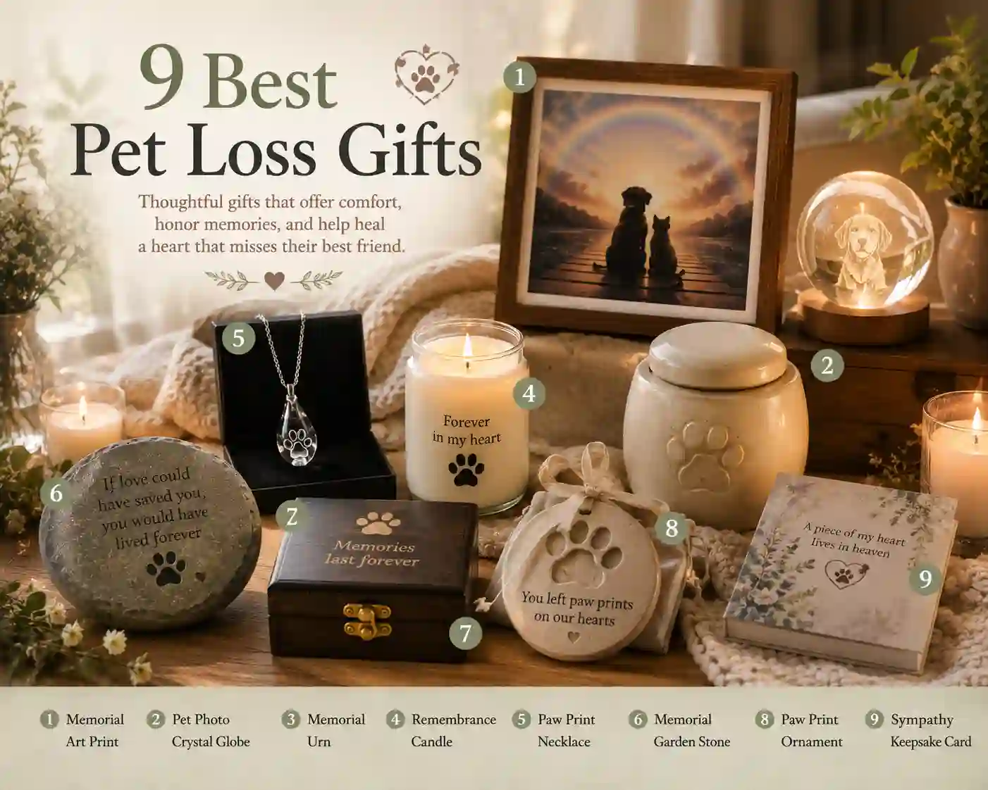9 Best Pet Loss Gifts featured image
