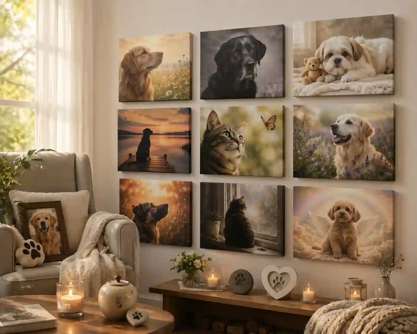 9 Best Pet Memorial Canvases featured image