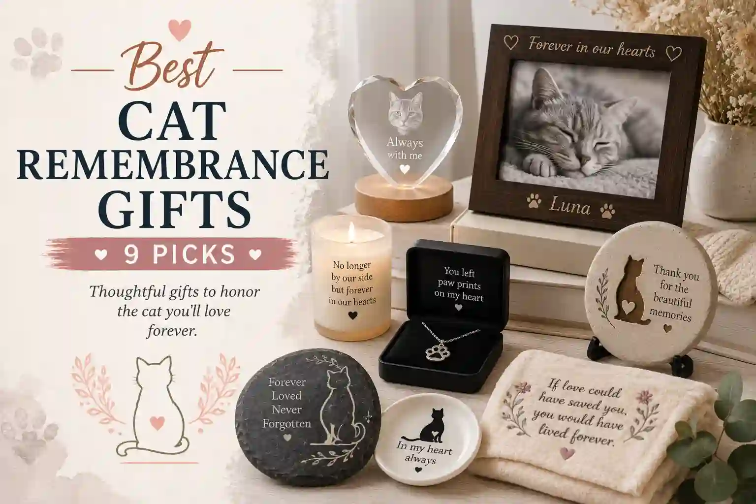 Best Cat Remembrance Gifts: featured image