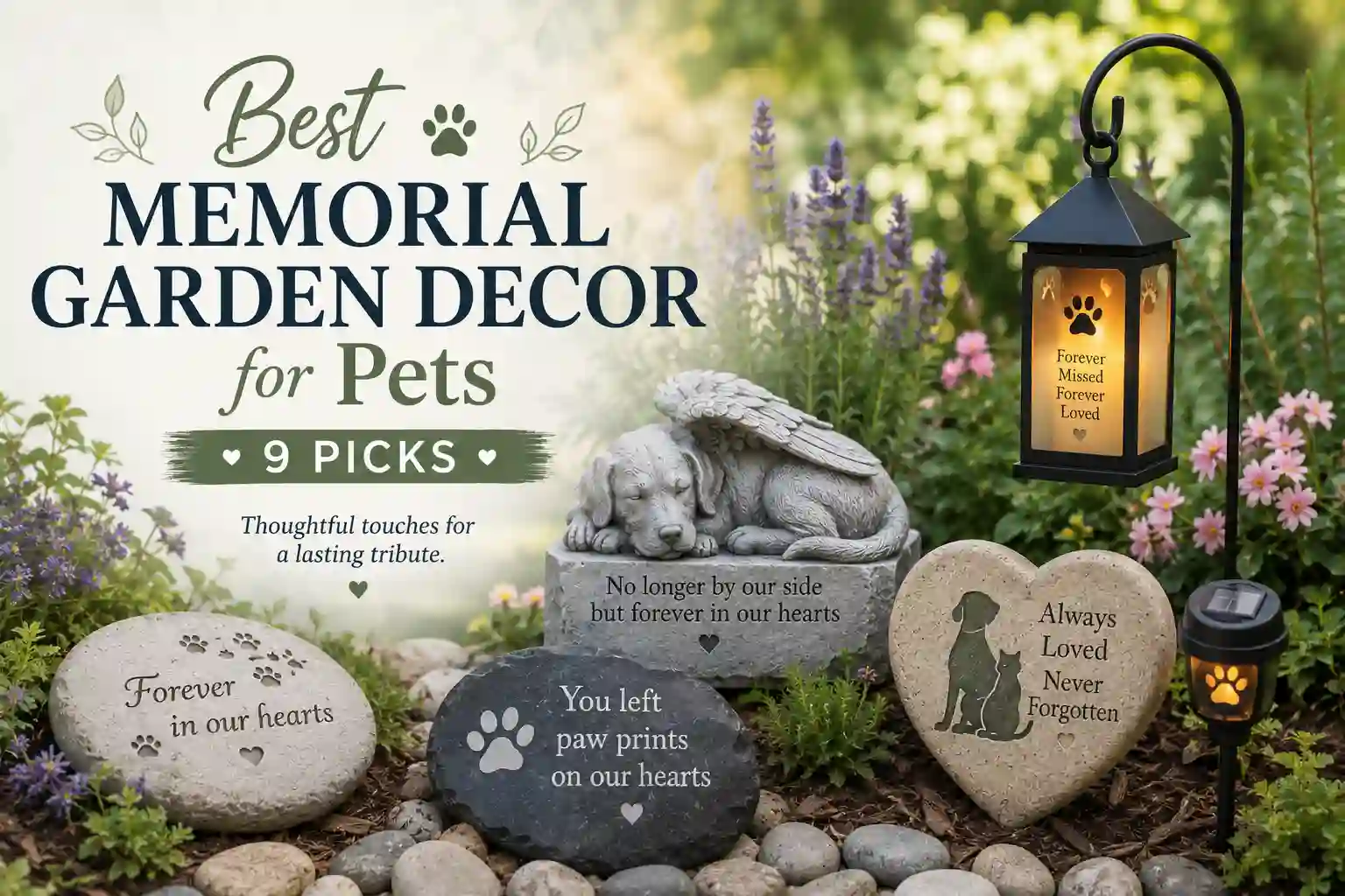 Best Memorial Garden Decor for Pets image