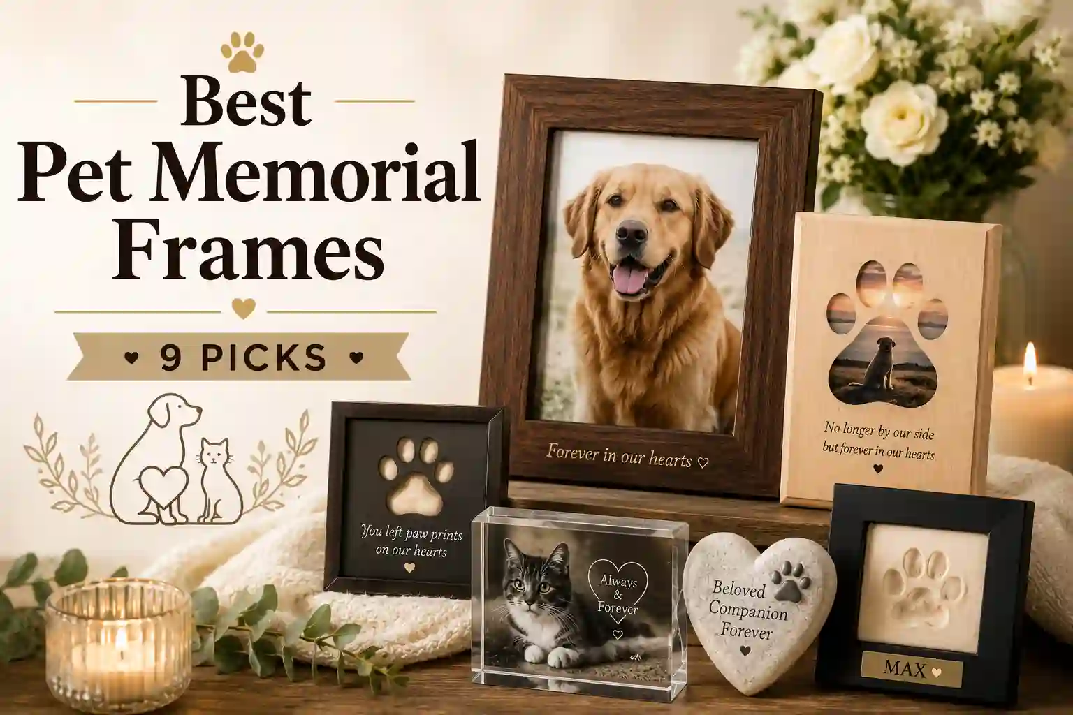 Best Pet Memorial Frames: 9 Picks featured image