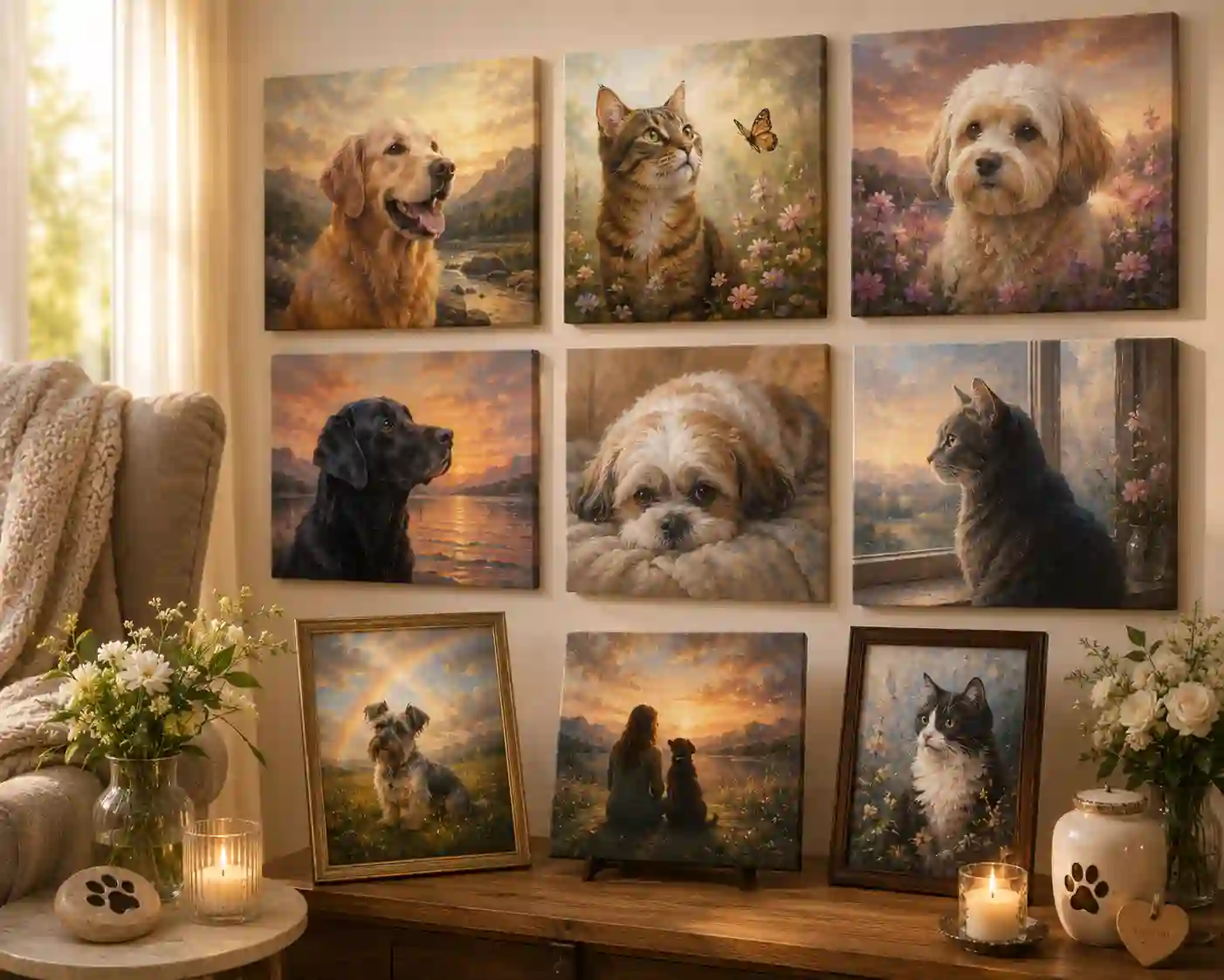 Best Pet Memorial Paintings featured image
