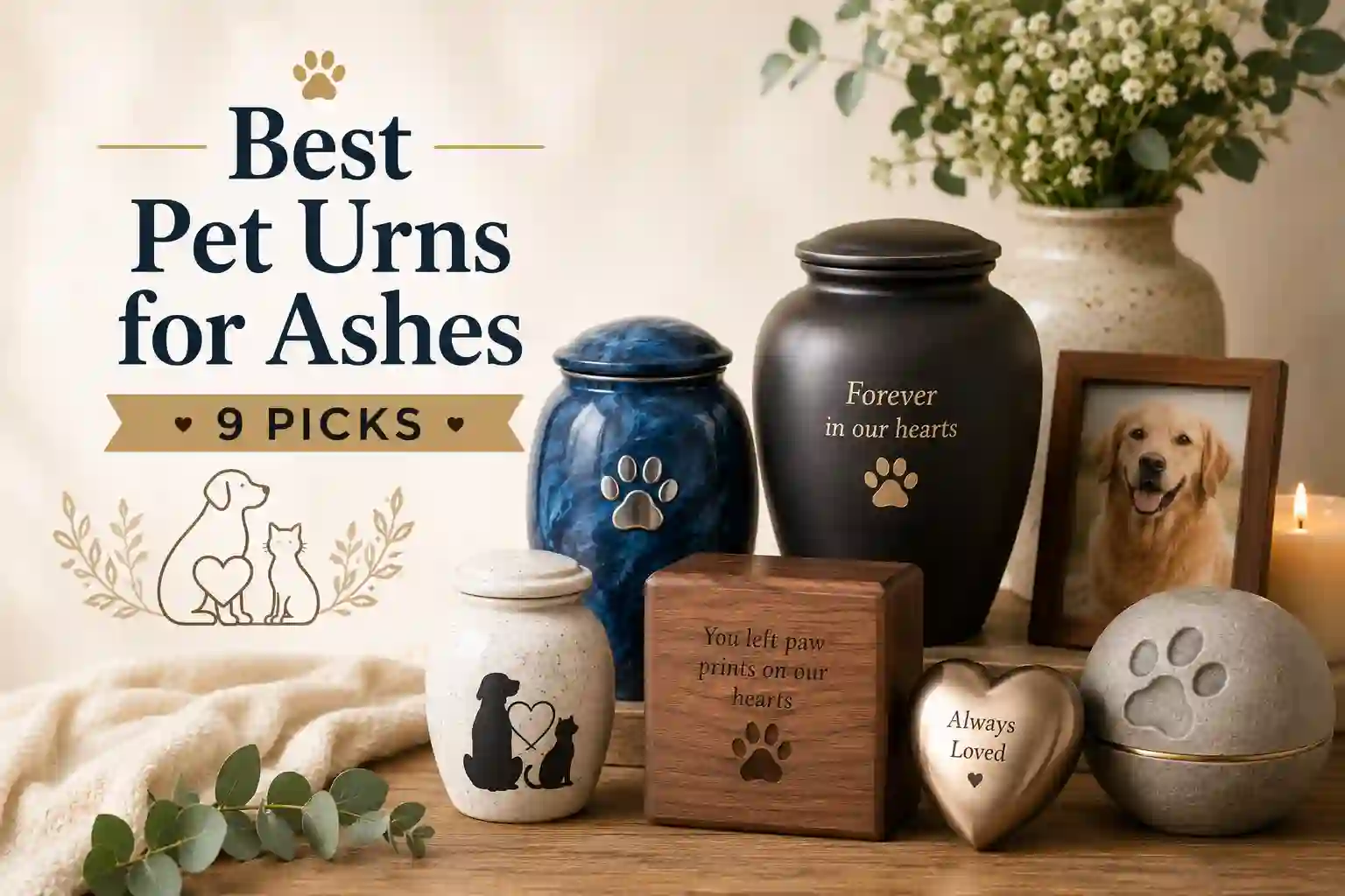 Best Pet Urns for Ashes featured image